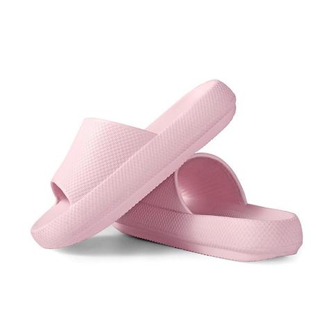 Pink Cloud Cushion Slides.
