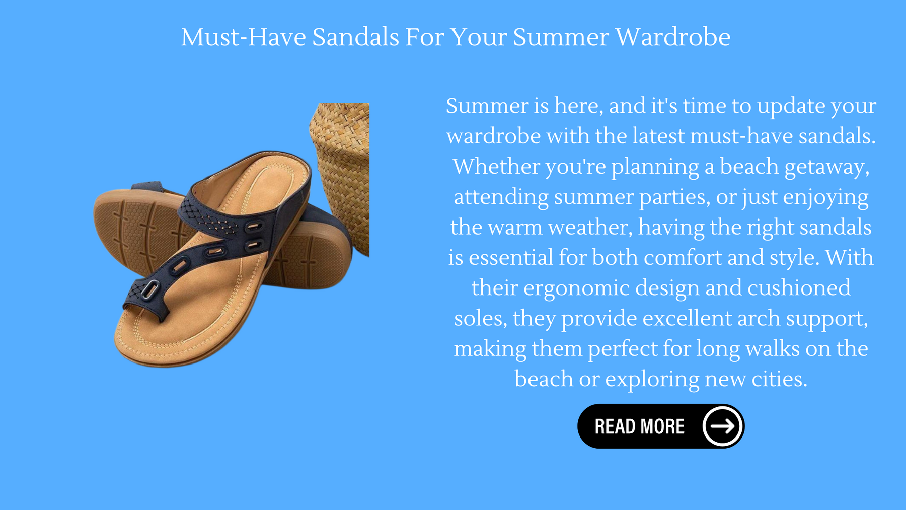 Must-Have Sandals For Your Summer Wardrobe