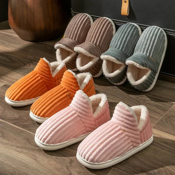 Solid Quilted Pattern Slippers