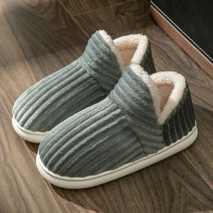 Solid Quilted Pattern Slippers