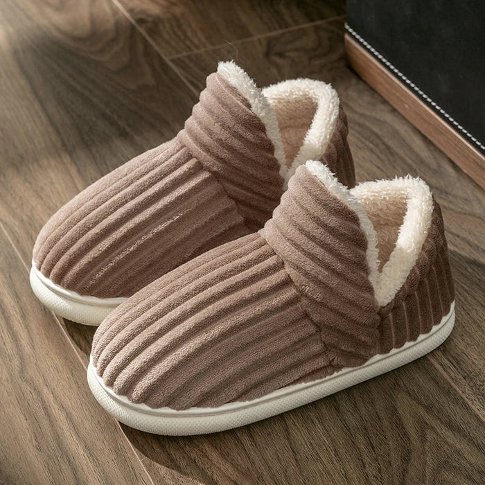 Solid Quilted Pattern Slippers