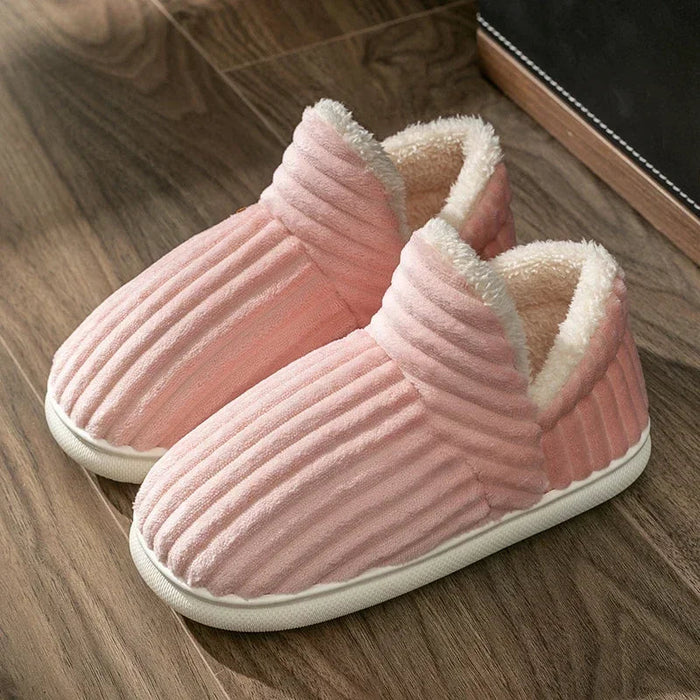 Solid Quilted Pattern Slippers