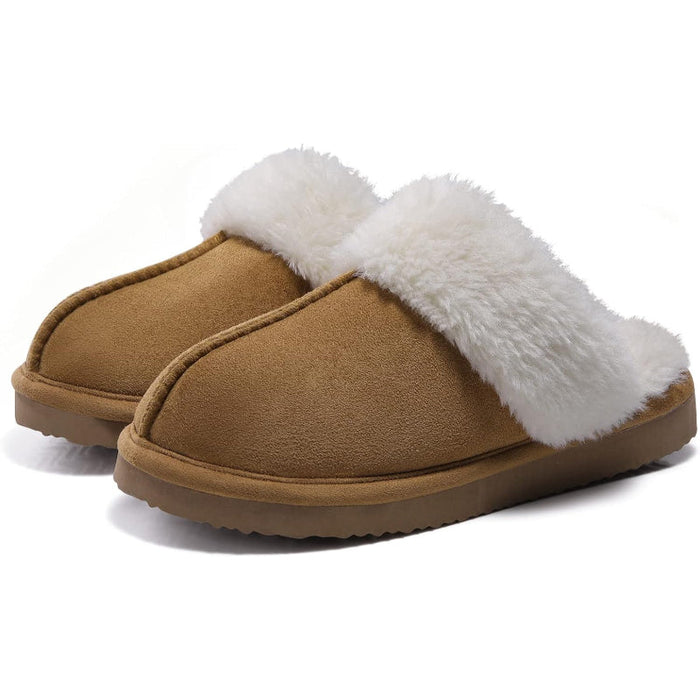 Plush Memory Foam Slippers For Indoor And Outdoor