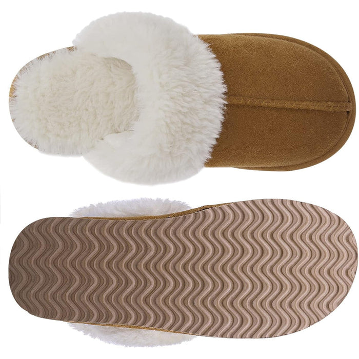 Plush Memory Foam Slippers For Indoor And Outdoor