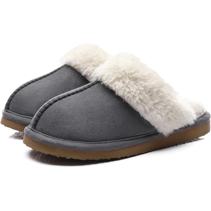 Plush Memory Foam Slippers For Indoor And Outdoor