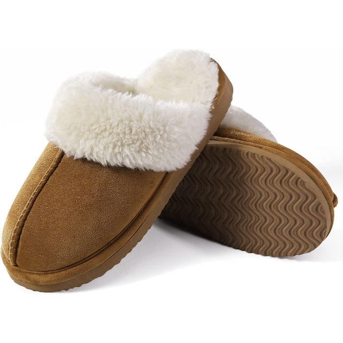 Plush Memory Foam Slippers For Indoor And Outdoor