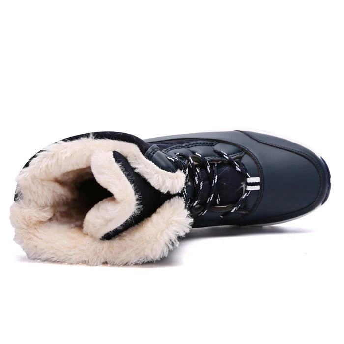 High Top Shoes With Fur Detailing