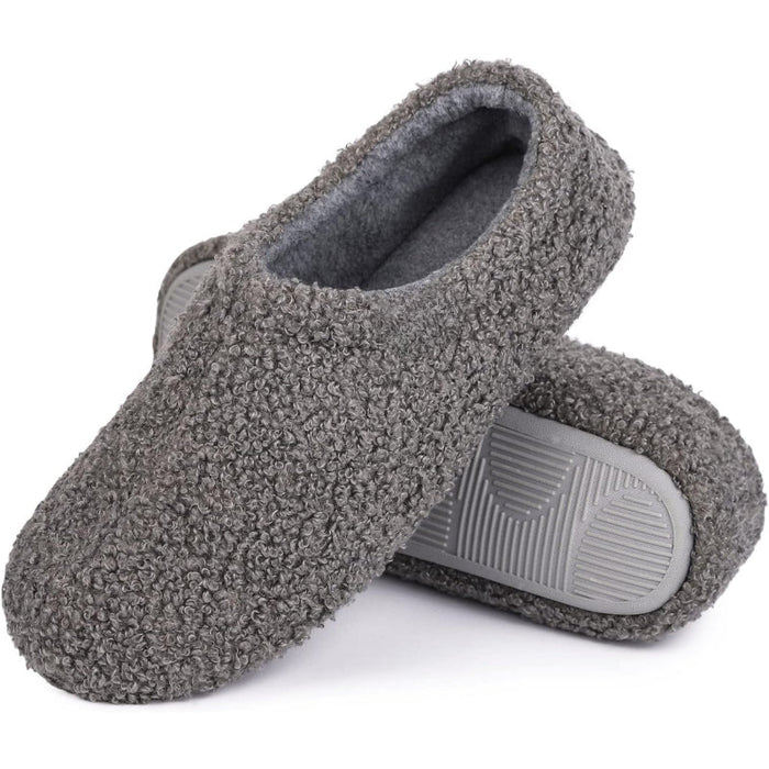 Plush Fur Memory Foam Loafer Slippers