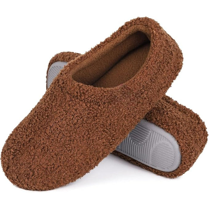 Plush Fur Memory Foam Loafer Slippers