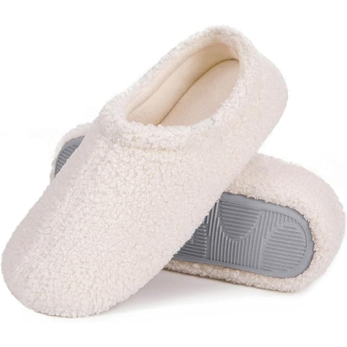 Plush Fur Memory Foam Loafer Slippers