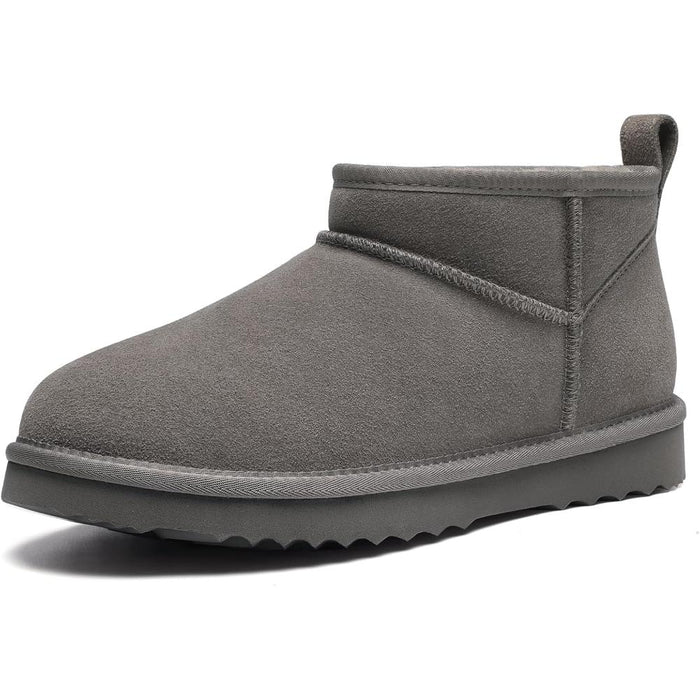 Sleek Plush Mini Winter Boots