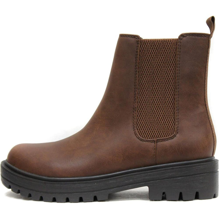 Chelsea Style Classic Boots With Lug Sole