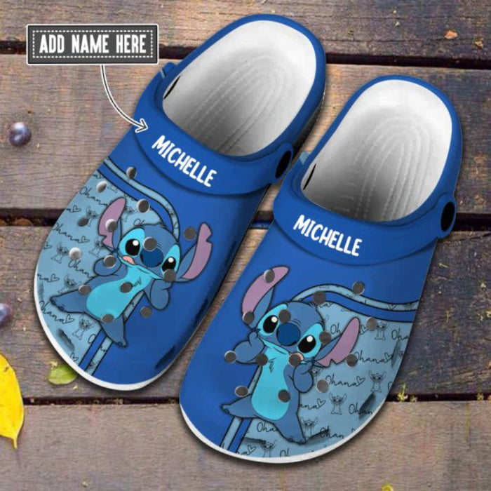 Stitch Pattern Personalized Clogs