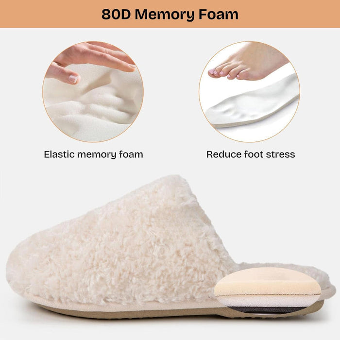 Soft And Warm Cozy Slip On Slippers