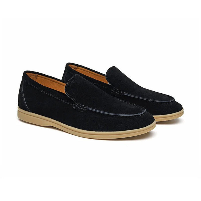 Suede Slip On Loafers