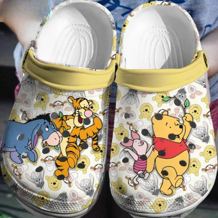 Personalized Winnie The Pooh Family Themed Clogs