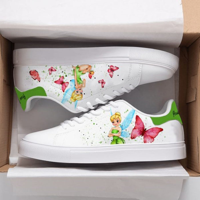 Custom Tinker Bell Butterfly Casual Sneakers