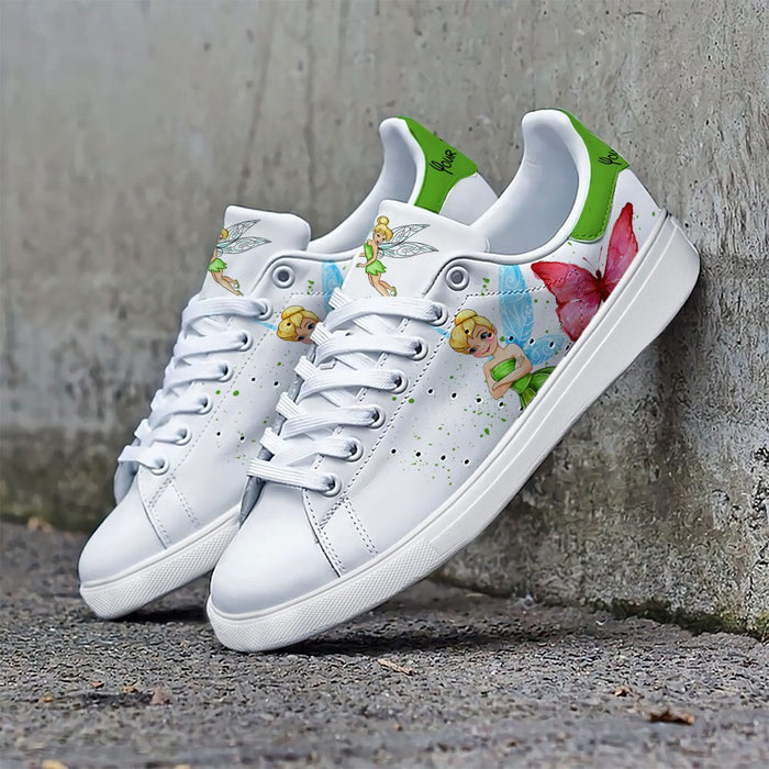 Custom Tinker Bell Butterfly Casual Sneakers