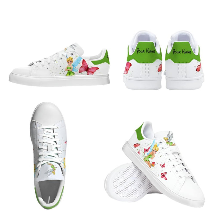 Custom Tinker Bell Butterfly Casual Sneakers