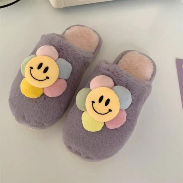 Stacie Bunny Flower Indoor Slippers