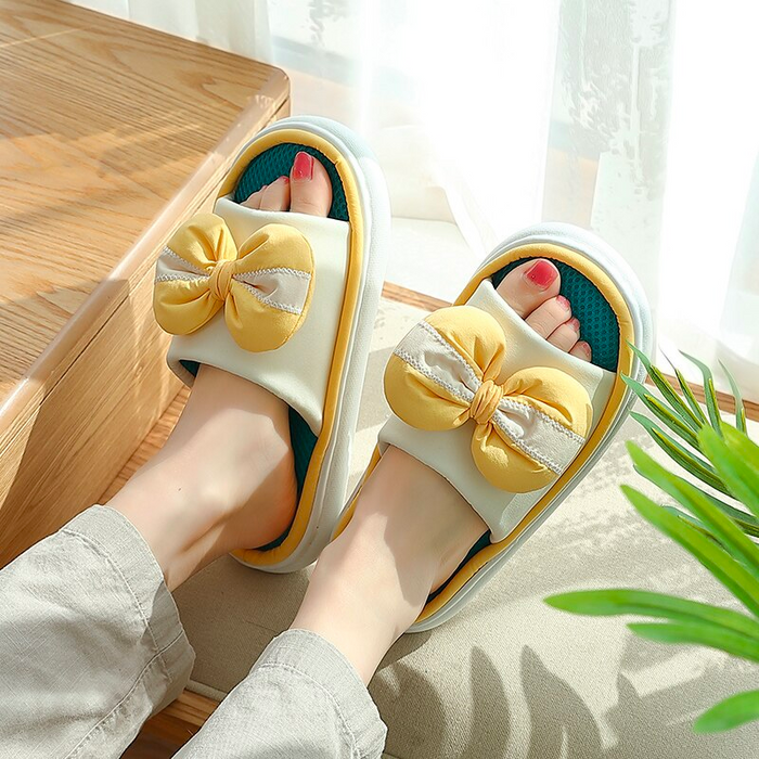 The Summer Platform Bow Slides