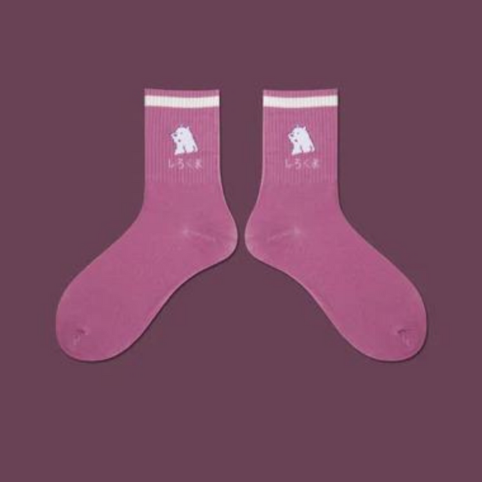 The Bear Print Leanna Socks