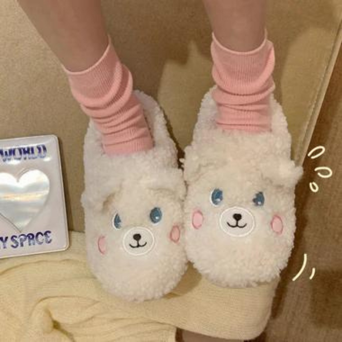 Myra Fluffy Fur Cartoon Slippers