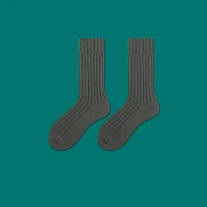 Margot Solid Color Cotton Socks