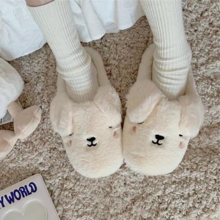 Myra Fluffy Fur Cartoon Slippers