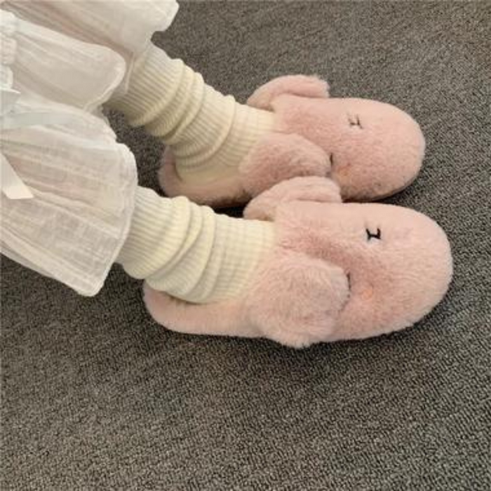 Myra Fluffy Fur Cartoon Slippers