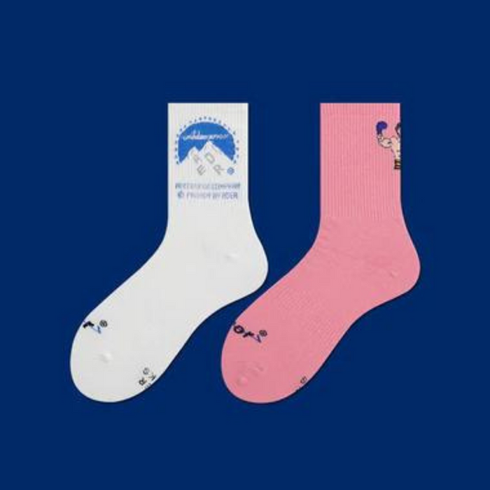 The Mountain Printed Francesca Socks