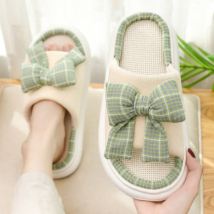 The Open Toe Concise Slipper