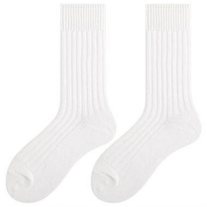 Margot Solid Color Cotton Socks