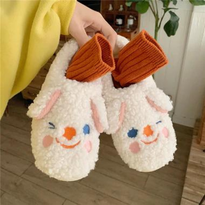 Myra Fluffy Fur Cartoon Slippers