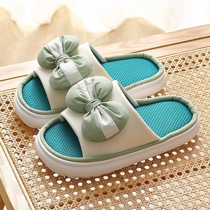 The Summer Platform Bow Slides