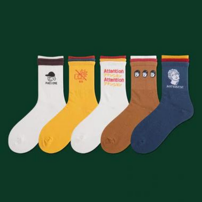 Rosanna Colored Unisex Socks