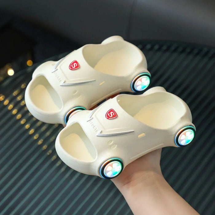 Sports Car Style Kids Luminous Slippers