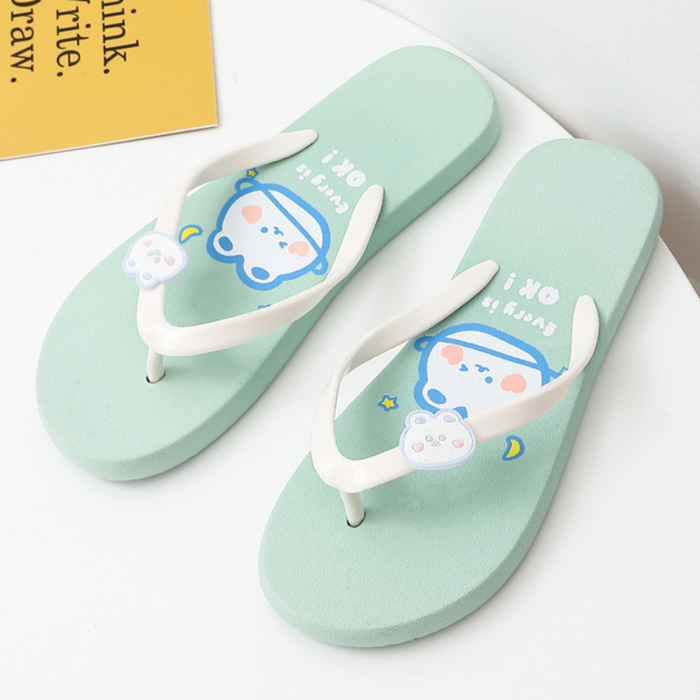 The Beach Cartoon Sandals