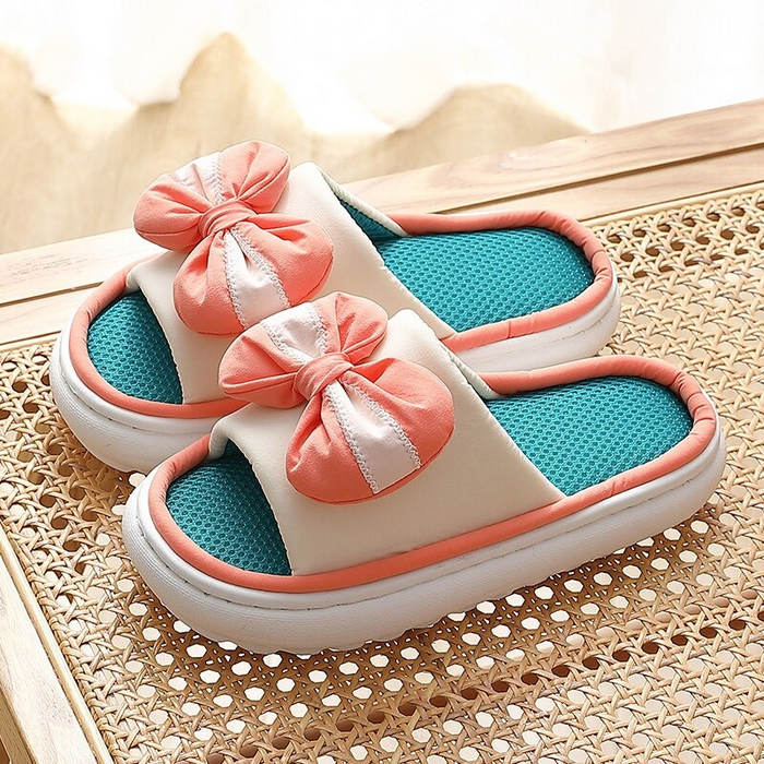 The Summer Platform Bow Slides