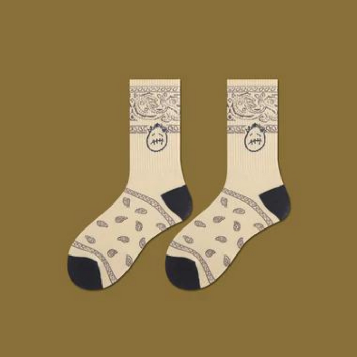 Twila Printed Cotton Socks