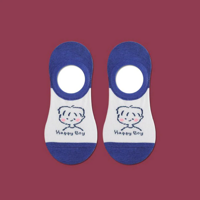 Millicent Printed Cotton Socks