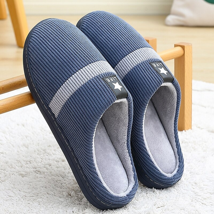 The Ribbed Star Slippers