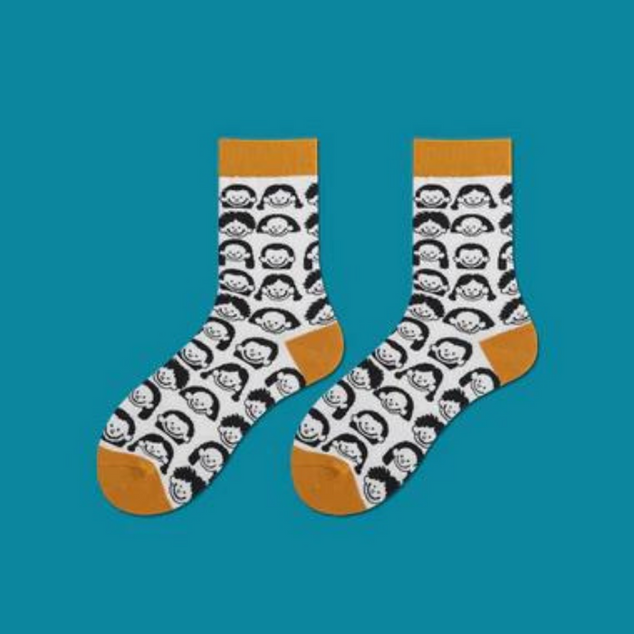 Helga Multi Print Fit Socks