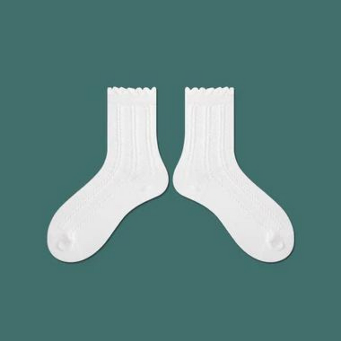 The Solid Colored Marci Socks