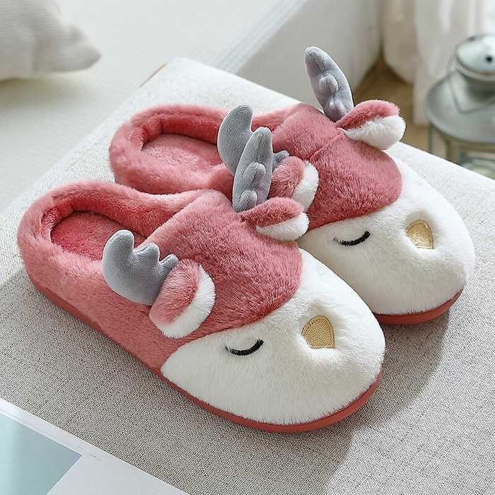 The Sleepy Animal Warm Home Slippers