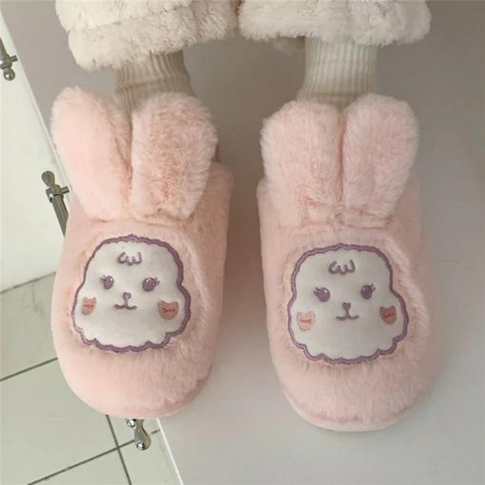 Stacie Bunny Flower Indoor Slippers