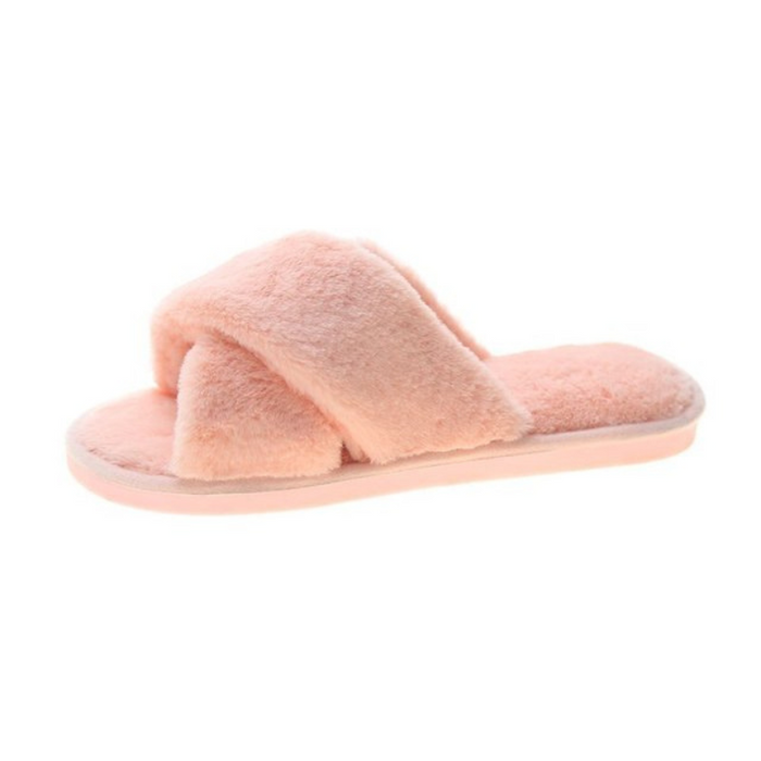 The Fancy Faux Fur Slides