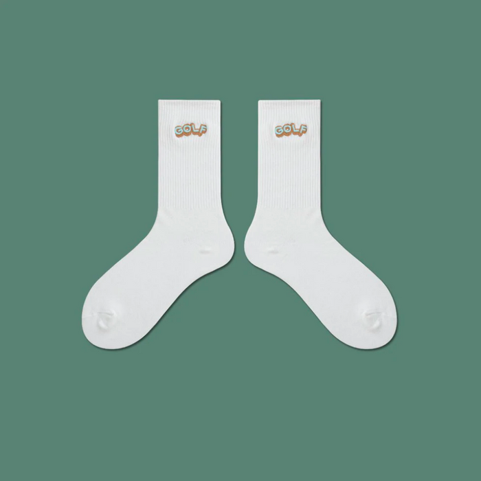 Queen Golf Print Cotton Socks