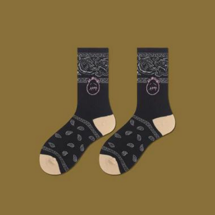 Twila Printed Cotton Socks