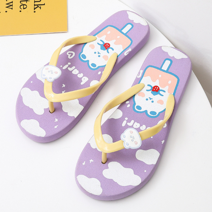 The Beach Cartoon Sandals